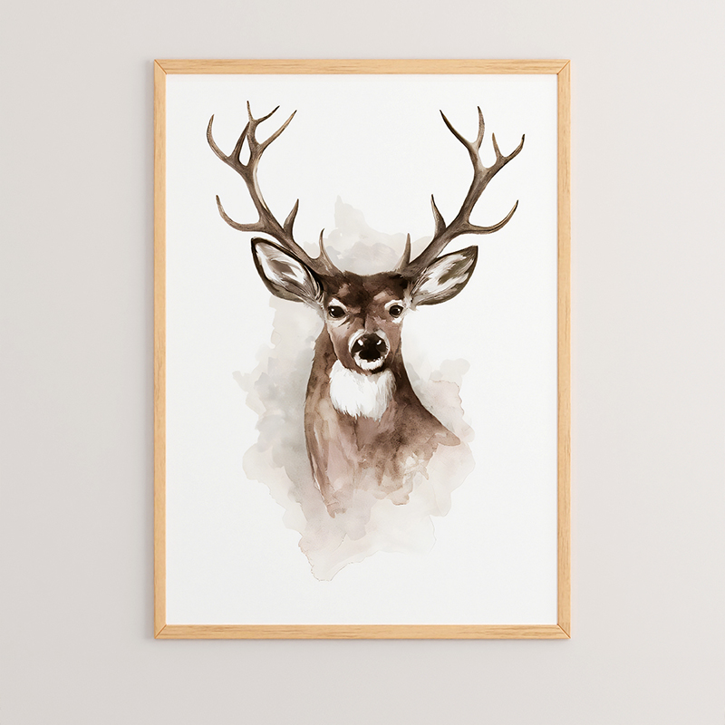 409-000002 Πίνακας Deereby pakoworld με ψηφιακή εκτύπωση και πλαίσιο 33x1.5x48εκ