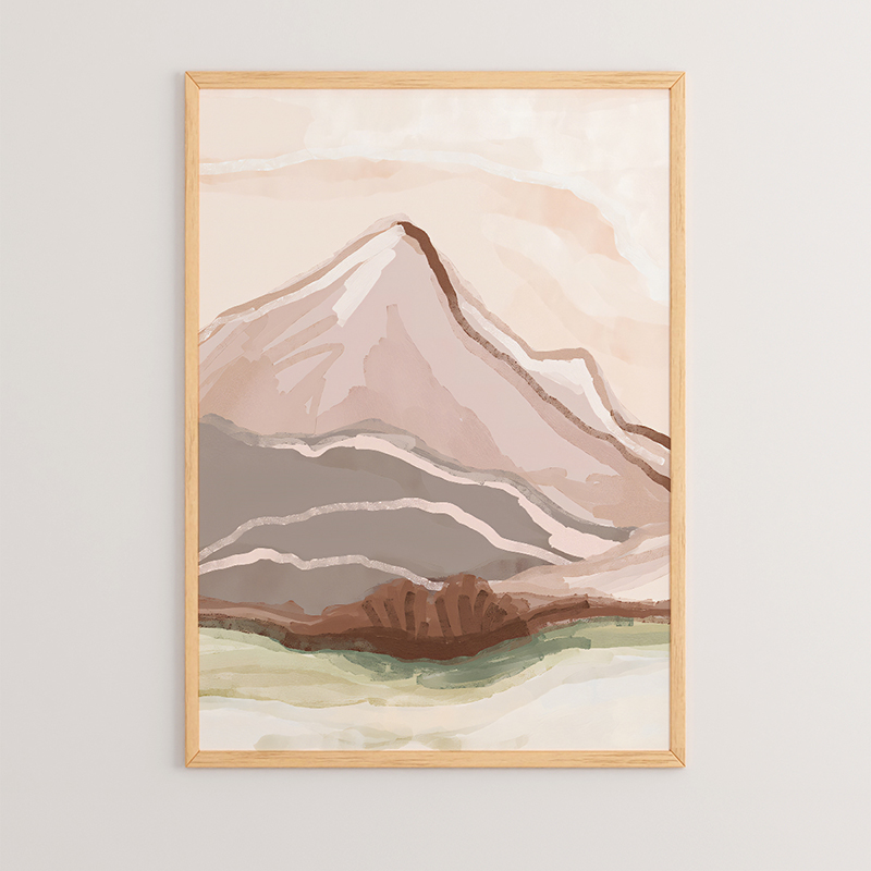 409-000015 Πίνακας Mons pakoworld με ψηφιακή εκτύπωση και πλαίσιο 33x1.5x48εκ