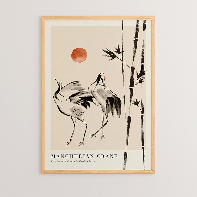 409-000019 Πίνακας Birdo pakoworld με ψηφιακή εκτύπωση και πλαίσιο 33x1.5x48εκ