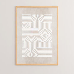 Πίνακας Liny pakoworld με ψηφιακή εκτύπωση και πλαίσιο 33x1.5x48εκ