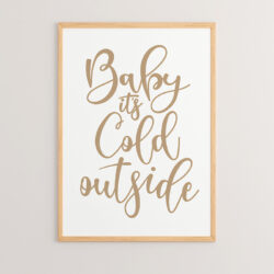 Πίνακας Berby pakoworld με ψηφιακή εκτύπωση και πλαίσιο 33x1.5x48εκ