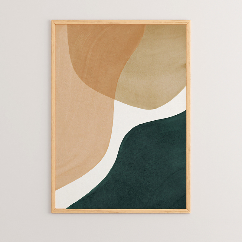 409-000048 Πίνακας Nebia pakoworld με ψηφιακή εκτύπωση και πλαίσιο 33x1.5x48εκ