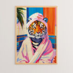 Πίνακας Olenth pakoworld με ψηφιακή εκτύπωση και πλαίσιο 33x1.5x48εκ