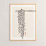 Πίνακας Sed pakoworld με ψηφιακή εκτύπωση και πλαίσιο 33x1.5x48εκ