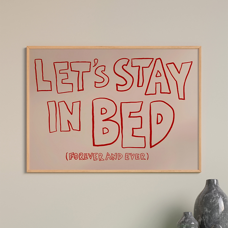 409-000067 Πίνακας Slepery pakoworld με ψηφιακή εκτύπωση και πλαίσιο 48x1.5x33εκ