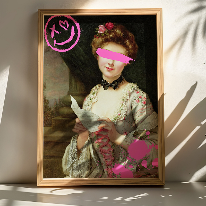 409-000075 Πίνακας Elenda pakoworld με ψηφιακή εκτύπωση και πλαίσιο 33x1.5x48εκ