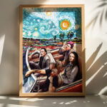 Πίνακας Heavento pakoworld με ψηφιακή εκτύπωση και πλαίσιο 33x1.5x48εκ