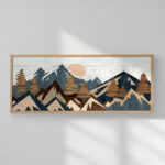 Πίνακας Kalef pakoworld με ψηφιακή εκτύπωση και πλαίσιο 120x2x50εκ