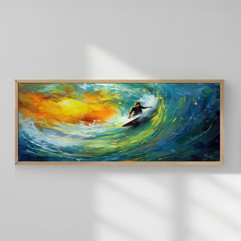 409-000100 Πίνακας Copal pakoworld με ψηφιακή εκτύπωση και πλαίσιο 120x2x50εκ