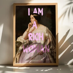 Πίνακας Richy pakoworld με ψηφιακή εκτύπωση και πλαίσιο 50x2x70εκ