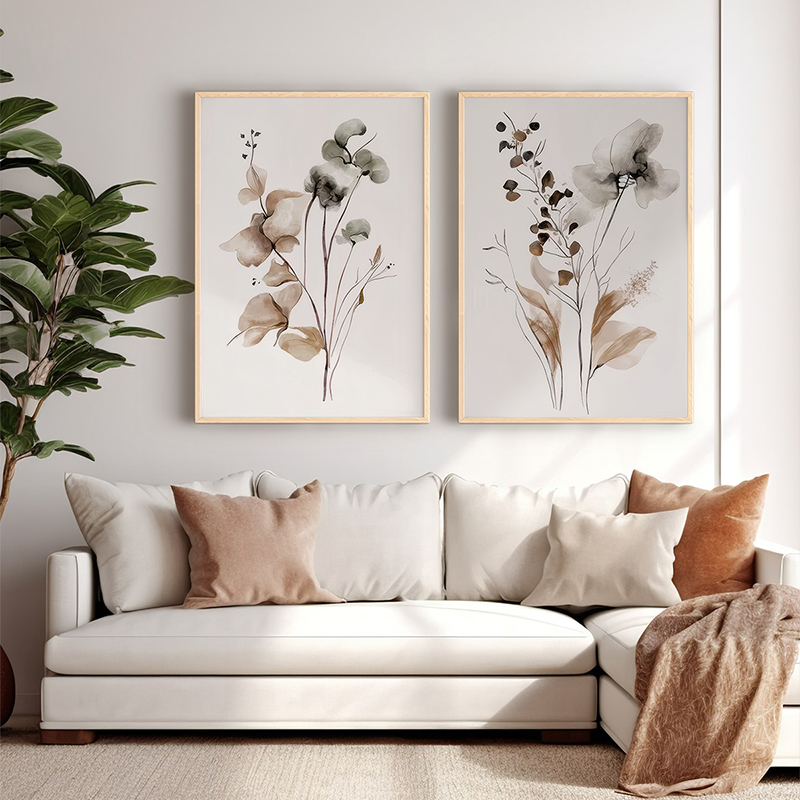 409-000146 Πίνακας Jackel pakoworld δίπτυχος με ψηφιακή εκτύπωση και πλαίσιο 33x1.5x48εκ