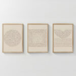 Πίνακας Fouldy pakoworld τρίπτυχος με ψηφιακή εκτύπωση και πλαίσιο 33x1.5x48εκ