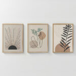 Πίνακας Gonma pakoworld τρίπτυχος με ψηφιακή εκτύπωση και πλαίσιο 33x1.5x48εκ