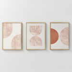 Πίνακας Chilen pakoworld τρίπτυχος με ψηφιακή εκτύπωση και πλαίσιο 33x1.5x48εκ