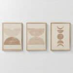 Πίνακας Klipen pakoworld τρίπτυχος με ψηφιακή εκτύπωση και πλαίσιο 33x1.5x48εκ