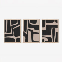 Πίνακας Jelenta pakoworld τρίπτυχος με ψηφιακή εκτύπωση και πλαίσιο 33x1.5x48εκ