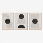 Πίνακας Blomel pakoworld τρίπτυχος με ψηφιακή εκτύπωση και πλαίσιο 33x1.5x48εκ