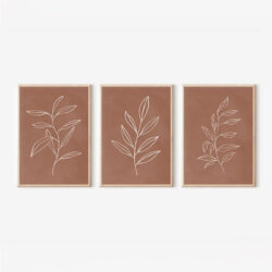 Πίνακας Drifer pakoworld τρίπτυχος με ψηφιακή εκτύπωση και πλαίσιο 33x1.5x48εκ