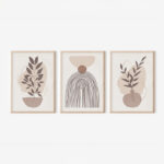 Πίνακας Frendy pakoworld τρίπτυχος με ψηφιακή εκτύπωση και πλαίσιο 33x1.5x48εκ