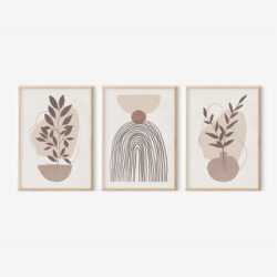 Πίνακας Frendy pakoworld τρίπτυχος με ψηφιακή εκτύπωση και πλαίσιο 33x1.5x48εκ