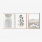 Πίνακας Werda pakoworld τρίπτυχος με ψηφιακή εκτύπωση και πλαίσιο 33x1.5x48εκ