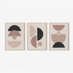 Πίνακας Veyra pakoworld τρίπτυχος με ψηφιακή εκτύπωση και πλαίσιο 33x1.5x48εκ