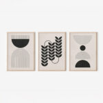 Πίνακας Vanta pakoworld τρίπτυχος με ψηφιακή εκτύπωση και πλαίσιο 33x1.5x48εκ