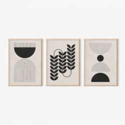 Πίνακας Vanta pakoworld τρίπτυχος με ψηφιακή εκτύπωση και πλαίσιο 33x1.5x48εκ