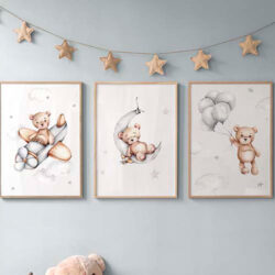 Πίνακας Luthra pakoworld τρίπτυχος με ψηφιακή εκτύπωση και πλαίσιο 33x1.5x48εκ