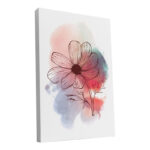 Πίνακας σε καμβά Nerve pakoworld τρίπτυχος με ψηφιακή εκτύπωση και πλαίσιο 50x2x70εκ - Image 2