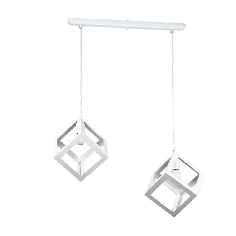 4400-2-WH-RAGA InLight Κρεμαστό φωτιστικό από λευκό μέταλλο 2XE27 D:40cm (4400-2-WH-ΡΑΓΑ)