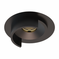 CAPISUR-ΠΡΟΣΟΨΗ 2 ΓΙΑ ΣΠΟΤ ΧΩΝΕΥΤΟ ΜΑΥΡΟ ΑΛΟΥΜΙΝΙΟΥ ΝΤΟΥΛΑΠΑΣ (Φ32-Φ22.4MM)X8MM (EXTERIOR PART)