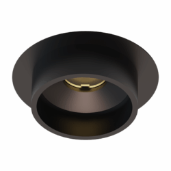 CAPISUR-ΠΡΟΣΟΨΗ 3 ΓΙΑ ΣΠΟΤ ΧΩΝΕΥΤΟ ΜΑΥΡΟ ΑΛΟΥΜΙΝΙΟΥ ΝΤΟΥΛΑΠΑΣ (Φ32-Φ22.4MM)X8MM (EXTERIOR PART)