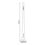 5mm ΚΩΝΙΚΗ ME ΘΥΡΙΔΑ ΕΠΙΣΚΕΨΗΣ RAL 7016