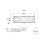 ^LED MODULE 60W 4.000K 6.600LM 90˚ 50.000HRS IP66 230V AC - Image 2