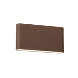 ^LED SMD WALL LUMINAIRE 11W 570LM 60° 230V AC 3.000K RUSTY CRI80 IP54 30.000HRS