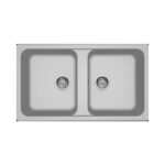 Νεροχύτης κουζίνας LIFE 450 Aluminium 79 ELLECI 86x50cm