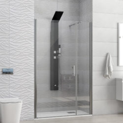 Καμπίνα από τοίχο σε τοίχο με διάφανο κρύσταλλο S 5 ALTO Cromo KARAG 150x200cm (σταθερό 70cm)