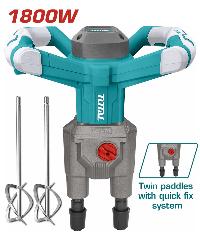 TD616006 TOTAL ΕΠΑΓΓΕΛΜΑΤΙΚΟΣ ΑΝΑΔΕΥΤΗΡΑΣ ΧΡΩΜΑΤΩΝ ΔΙΠΛΟΣ 1.800W (TD616006)