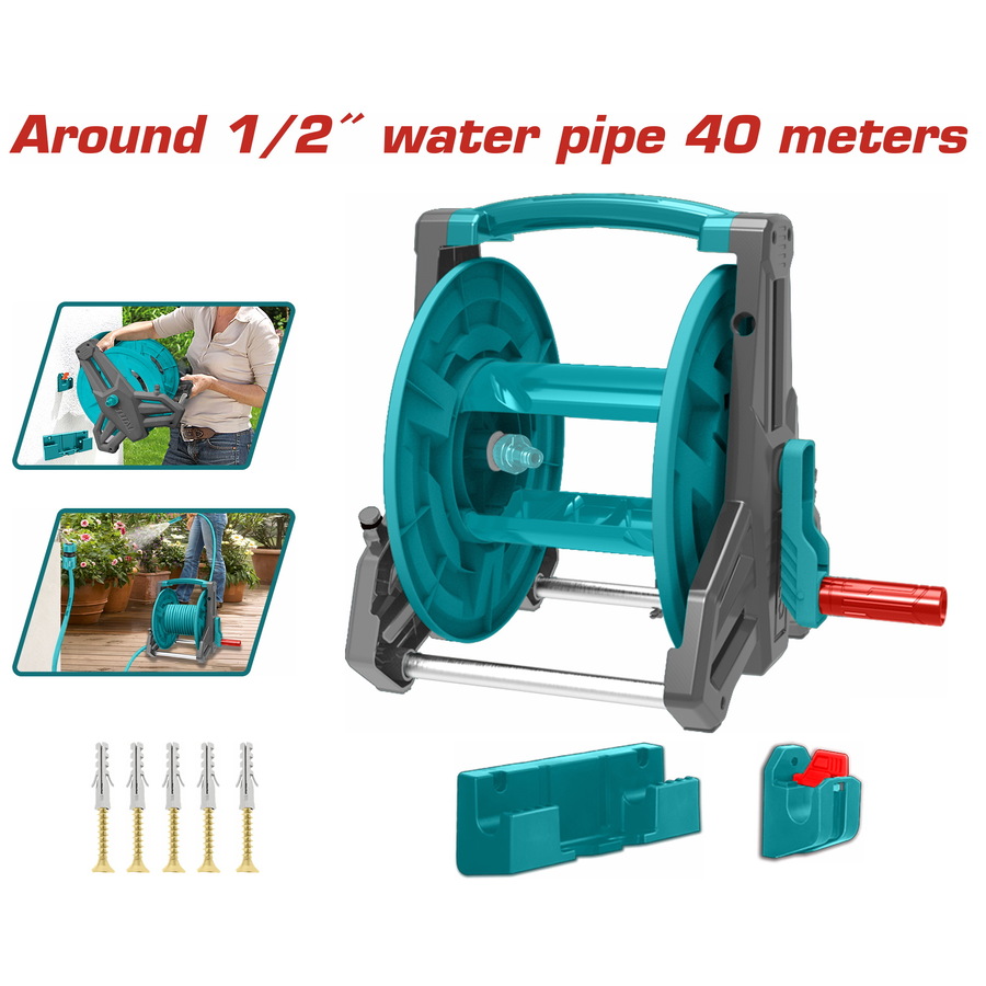 THHR40122 TOTAL ΦΟΡΗΤΗ ΑΝΕΜΗ ΛΑΣΤΙΧΟΥ ΠΟΤΙΣΜΑΤΟΣ 1/2" - 40m (THHR40122)