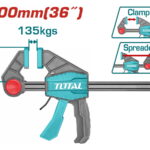 TOTAL ΕΠΑΓΓ. ΣΦΙΓΚΤΗΡΑΣ ΜΑΡΑΓΚΩΝ ΑΥΤΟΜΑΤΟΣ 36" / 80X900mm (THT1346803)