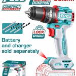 TOTAL ΕΠΑΓΓ. ΔΡΑΠΑΝΟΚΑΤΣΑΒΙΔΟ ΚΡΟΥΣΤΙΚΟ ΜΠΑΤ. Li-ion 20V / 66Nm BL Motor ΧΩΡΙΣ ΜΠΑΤ & ΦΟΡΤΙΣΤΗ (TIDLI206681)