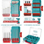 TOTAL ΕΠΑΓΓ. ΣΕΤ ΤΡΥΠΑΝΙΑ / ΜΥΤΕΣ ΜΑΥΡΕΣ ΧΤΥΠΗΤΕΣ / ΠΟΤΗΡΟΤΡΥΠΑΝΑ ΜΕΤΑΛΛΟΥ (TOS26068)