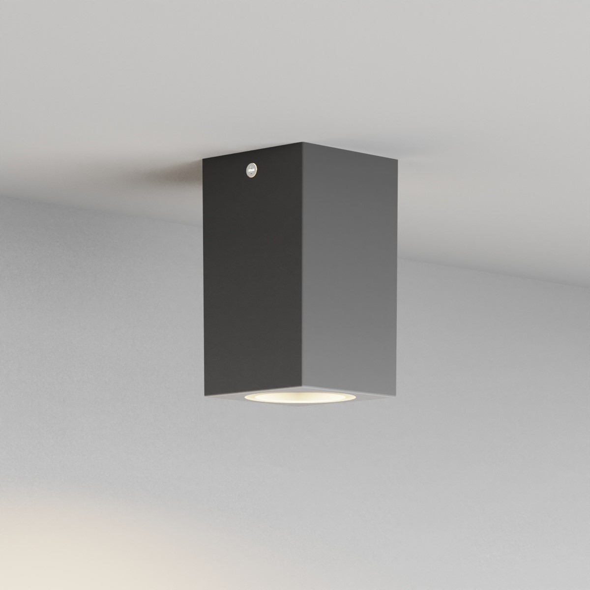 ajdjjkjksad1-1 it-Lighting Cowart GU10 Outdoor Ceiling Down Light Anthracite (80300644)