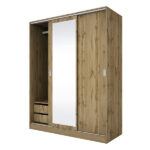 Ντουλάπα Τρίφυλλη Συρόμενη με καθρέφτη