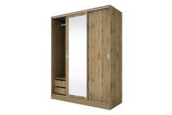 Ντουλάπα Τρίφυλλη Συρόμενη με καθρέφτη