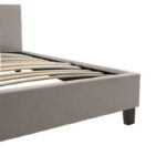 Κρεβάτι Mago pakoworld ύφασμα εκρού 100x200εκ - Image 3