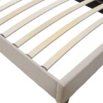 Κρεβάτι Mago pakoworld ύφασμα εκρού 100x200εκ - Image 6