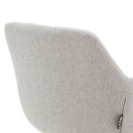 Πολυθρόνα Nasima pakoworld ύφασμα γκρι-φυσικό 57x58x84εκ - Image 7