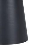 Βοηθητικό τραπέζι Ginoze Inart μαύρο μέταλλο Φ50x50εκ - Image 3